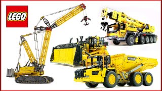 LEGO COMPILATION Best Of All Construction Lego Technic Sets  Speed Build  Brick Builder [upl. by Erv]