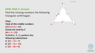 Upper KS2 Maths Week 9  Lesson 5 Arithmagons [upl. by Ecerahs]