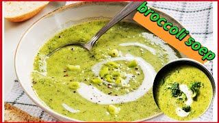 broccoli soep recept snel en heerlijk om thuis te maken [upl. by Nojed]