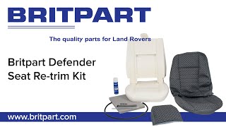 Britpart Defender Seat ReTrim Kit Instructions [upl. by Aicatan]