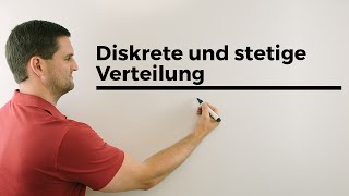 Diskrete und stetige Verteilung Stochastik Statistik Wahrscheinlichkeit  Mathe by Daniel Jung [upl. by Olram]