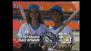 WBFS TV FLORIDA MARLINS OPENNING DAY INAUGERAL SEASON [upl. by Sobmalarah322]