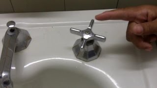 How to Replace a Washer in an Oldfashioned Leaky Faucet [upl. by Annaitsirhc]