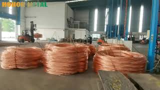 Copper Rod Continuous Casting And Rolling Production Line copperrodproductionline turnkeyproject [upl. by Drofwarc]