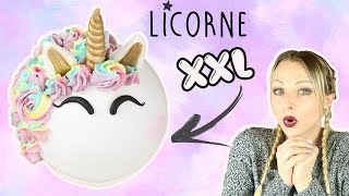 ♡• RECETTE GÂTEAU LICORNE XXL  •♡ [upl. by Mcroberts451]