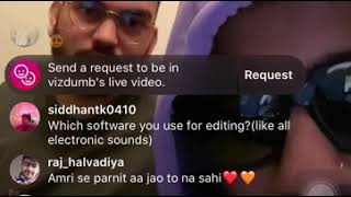 Ritviz Chehra unreleased song ft Jeet remix Ritviz 24th birthday Instagram live [upl. by Labinnah]