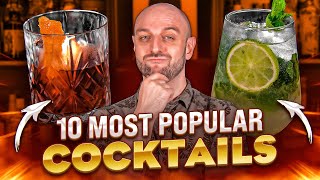 TOP 10 most popular cocktails in the world 2023 TheDrCork [upl. by Tasia]