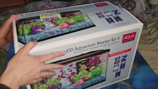 Walmart Aquaculture 5 gallon tank kit unboxing [upl. by Amocat158]