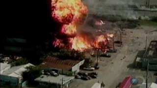 Oxyacetilene canister plant in texas blowing up [upl. by Griselda]