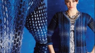 11 ChanelInspired Jacket Vogue Knitting Crochet 2014 [upl. by Ominorej]