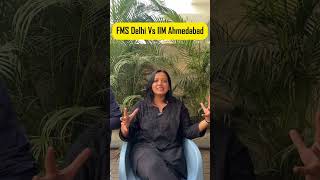 FMS Delhi Vs IIM Ahmedabad ✅ Low Fees High ROI Still Student Prefer IIM Ahmedabad  mba [upl. by Siram]