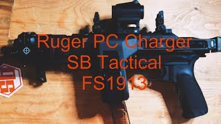 Ruger PC Charger SB Tactical FS1913 Unboxing and install [upl. by Sherlocke]