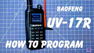 Baofeng UV17R Programming [upl. by Cartie]