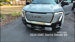 2024 GMC Sierra Denali EV  First Look [upl. by Aenert]