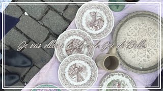 【brocante】ジュドバル広場の蚤の市へ行ってきた🍽 [upl. by Sremmus814]