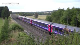 Great Western Mainline Cholsey Station and Near Lower Basildon 31072014 [upl. by Yarehs]