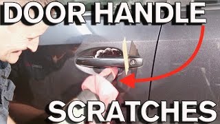 Car Door Handle Protector Bowl Sticker Unboxing and Installation  Does It Really Work [upl. by Berna625]