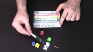 Qwixx  A Dice Cup How to play video by Steve Raine [upl. by Yanahc504]