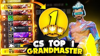 Top 1 Grandmaster in Clash Squad Ranked in just 15 Hours  Garena Free Fire [upl. by Ayalat400]