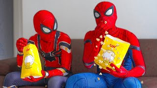 To day is Day Off  SpiderMan funny episode [upl. by Annoet]