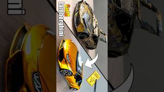 Restoration Lamborghini Huracan to 24k Gold 🪙😱 [upl. by Soloma734]