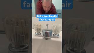 How to repair a leaking delta bathroom faucet [upl. by Navnod]