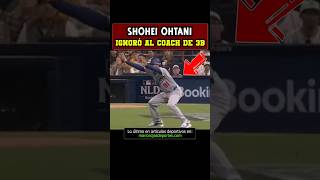 Shohei Ohtani siguió para el home atento a él ignoró al coach [upl. by Jobye]