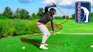 Swinging OneHanded In a Golf Tournament [upl. by Vitalis]