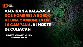 Asesinan a balazos a dos hombres a bordo de una camioneta🛻 en La Campana al norte de Culiacán [upl. by Rosario]