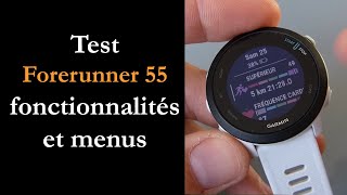 Test Garmin Forerunner 55  une montre GPS quotutilequot et sans gadgets bling bling [upl. by Elleinnad477]