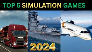 5 Best Simulation Games You Should Definitely Try in 2024 😱 [upl. by Alimrahs]