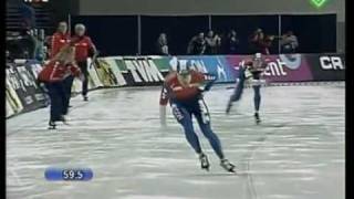 World Single Distances Championship 2007 1500m Jan Bos vs Erben WennemarsFLV [upl. by Byrle]