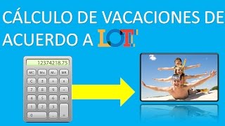 Guía practica para el cálculo de Vacaciones de acuerdo a la LOTTT [upl. by Sesilu]