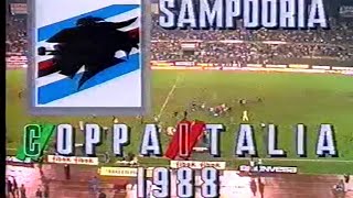 Gianluca Vialli intervista dopo vittoria Coppa Italia 1988 Torino CalcioUc Sampdoria [upl. by Campos]