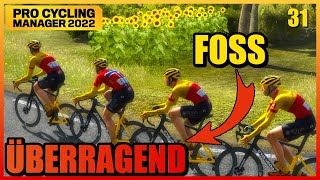 Foss vs Roglic amp Remco bei Tirreno  Pro Cycling Manager 2022  UnoX Karriere 2023 [upl. by Ajak211]