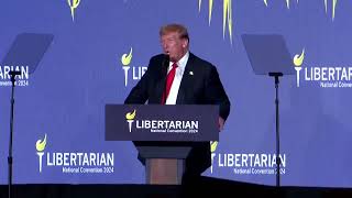 Trump booed and heckled at Libertarian convention  REUTERS [upl. by Avruch]