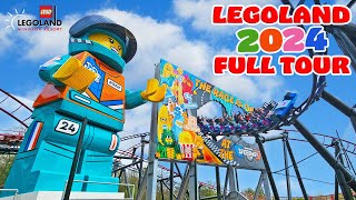 Legoland 2024 Full Walkthrough  Every Ride Area and Attraction April 2024 4K [upl. by Naga]