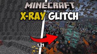 Easiest Minecraft 121 Survival Xray Glitch Guide  Minecraft xray glitch 121 [upl. by Minsat]