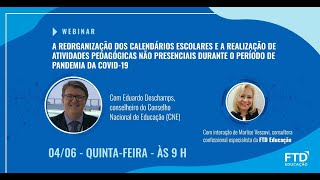 WEBINAR FTD Educação  Eduardo Deschamps e Marlise Vescovi [upl. by Ennaesor854]