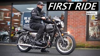 Kawasaki W800 Street  First Ride [upl. by Nebra]