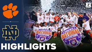 Clemson vs Notre Dame  NCAA Mens College Cup Soccer Final  Highlights  December 11 2023 [upl. by Massimiliano]