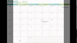 Free August 2016 Printable Calendar Template [upl. by Haorbed525]