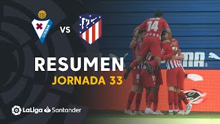 Resumen de SD Eibar vs Atlético de Madrid 01 [upl. by Lat]