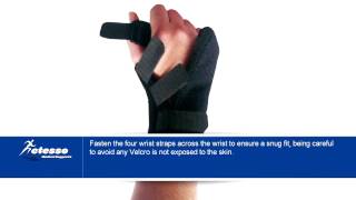 How to use the Actesso Advanced Wrist Support [upl. by Wendie]