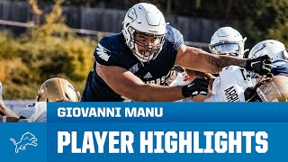 Giovanni Manu Highlights  2024 NFL Draft [upl. by Pamela335]