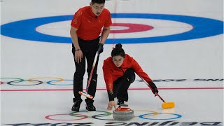 Curling als Auftakt Wettbewerbe in Peking gestartet  SID [upl. by Lrem]