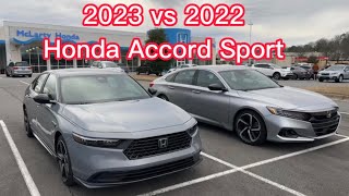 2023 vs 2022 Honda Accord Sport [upl. by Avner]