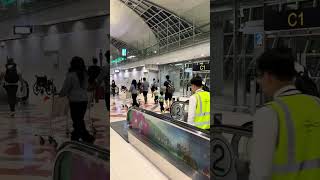 Welcome to Bangkok  End of the Walkway  travel shorts thailand airport bkk [upl. by Ettevol]