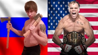 Broken jaw in the battle of crazy savages Heavy brutal knockout Korobkov vs Landwehr [upl. by Seibold290]