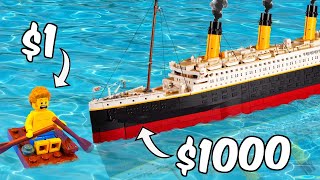 CHEAP vs EXPENSIVE LEGO Boats [upl. by Catha]